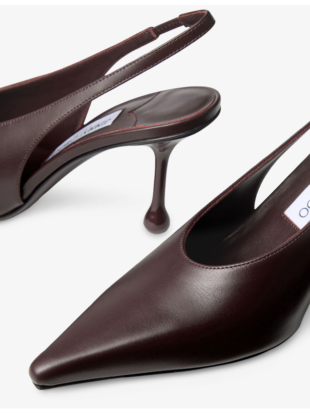 Isa 80 Slingback Leather Pumps - 5