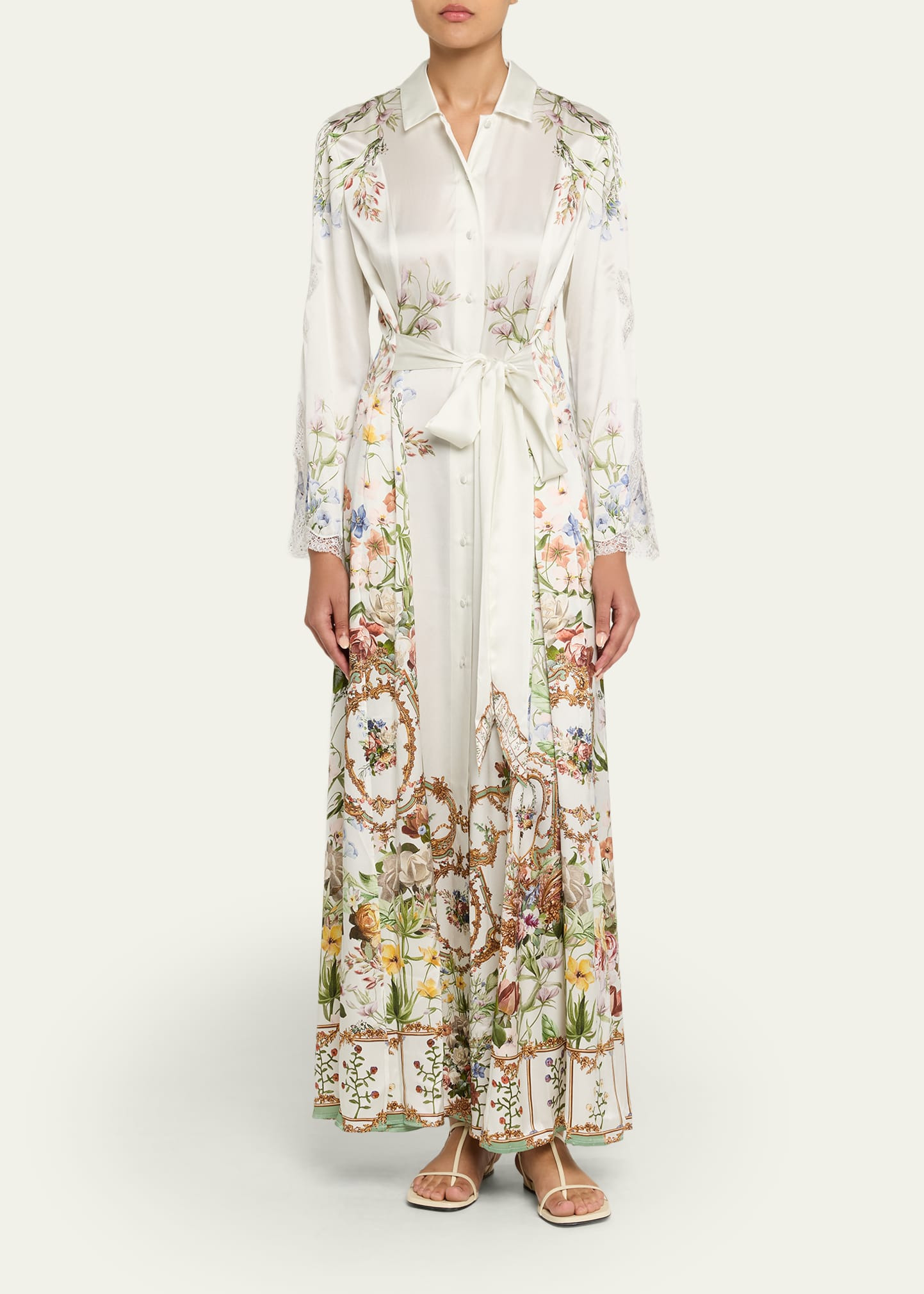 Dressing Room Drama Printed Trench Shirtdress - 2