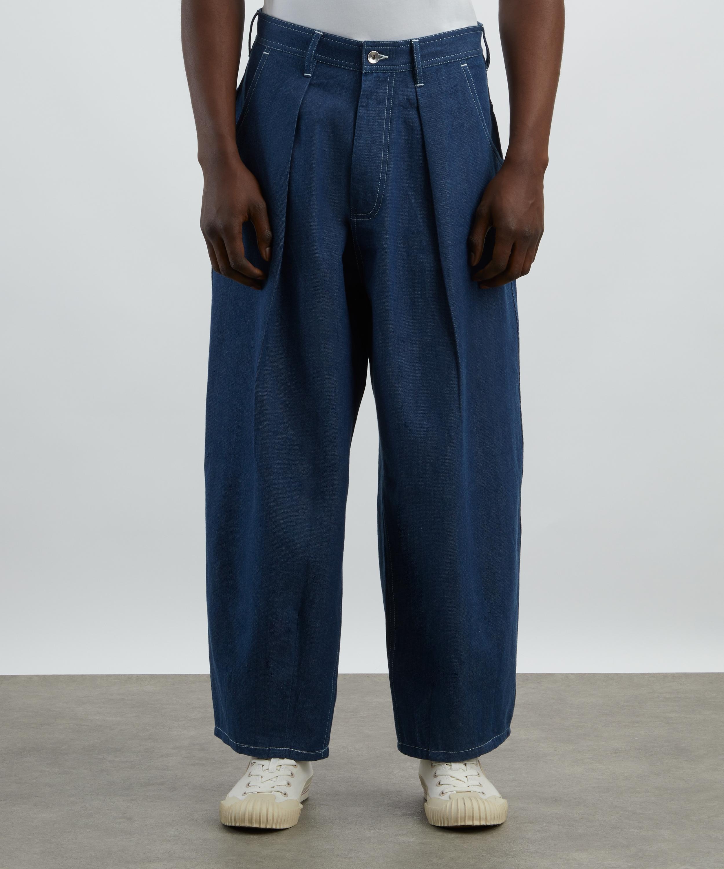 Lush Dark Denim Wonky-Wear Jeans - 3