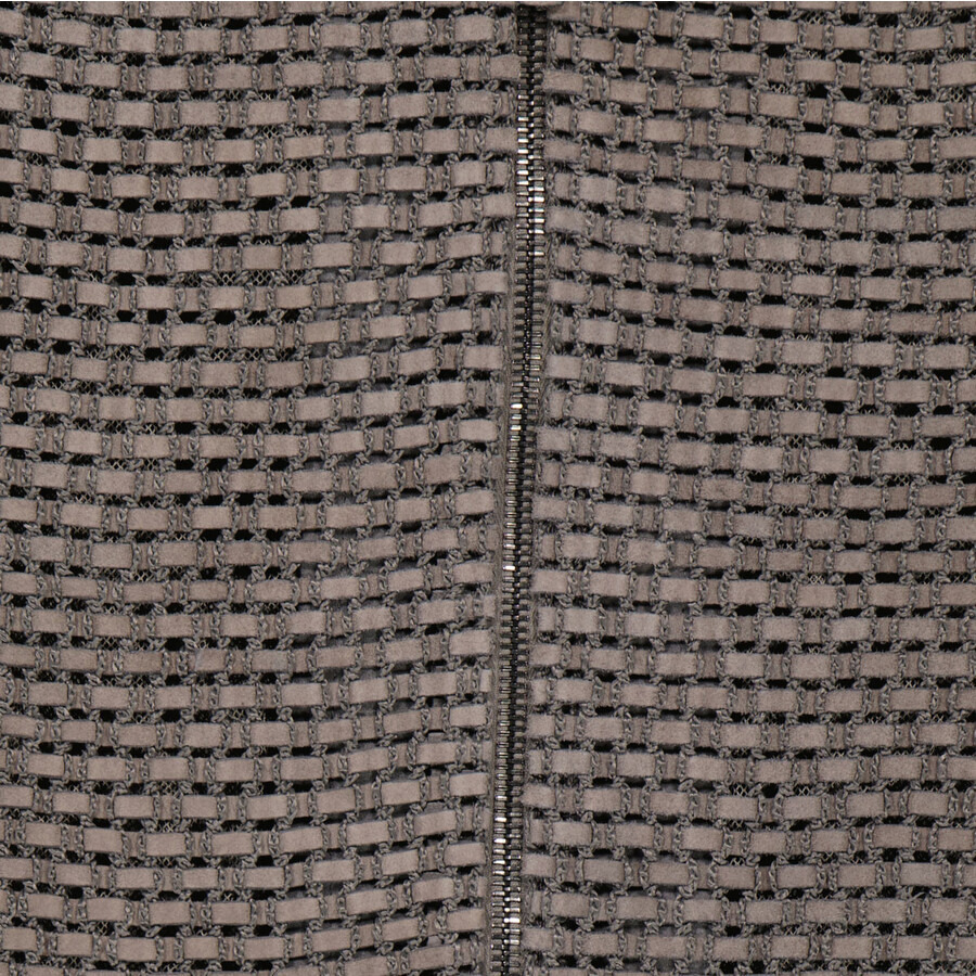 Emporio Armani Grey Knit-Jacquard Jacket - 6