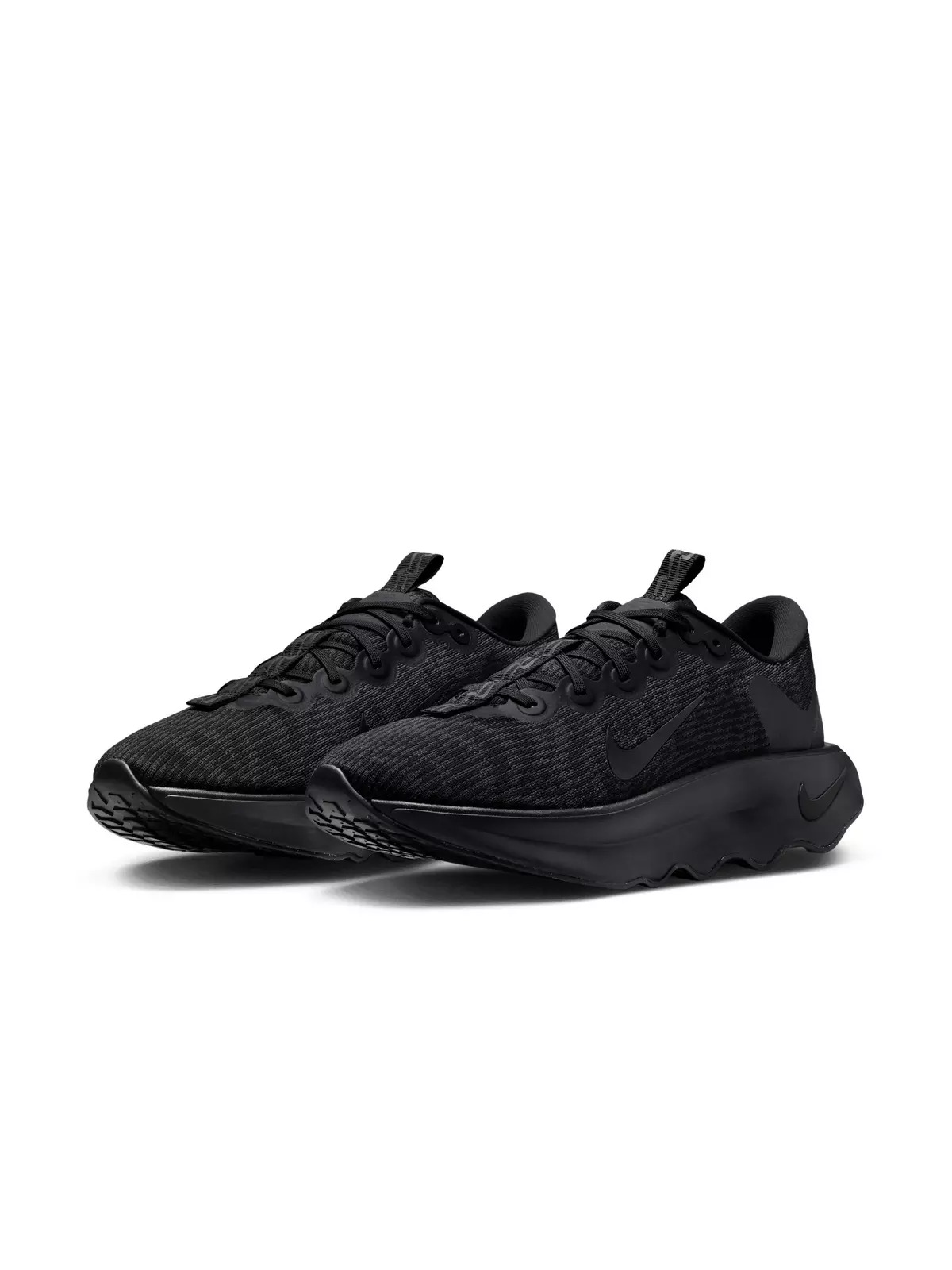 Motiva "Black/Anthracite/Black" Men's Walking Shoe - 3