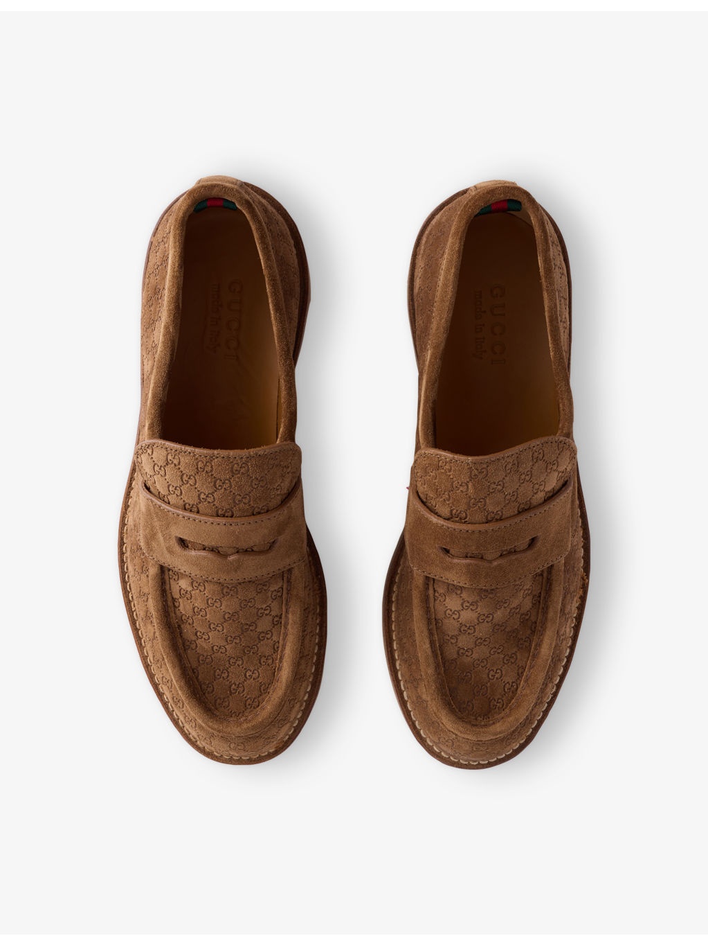 Monogram Flat Suede Moccasins - 2