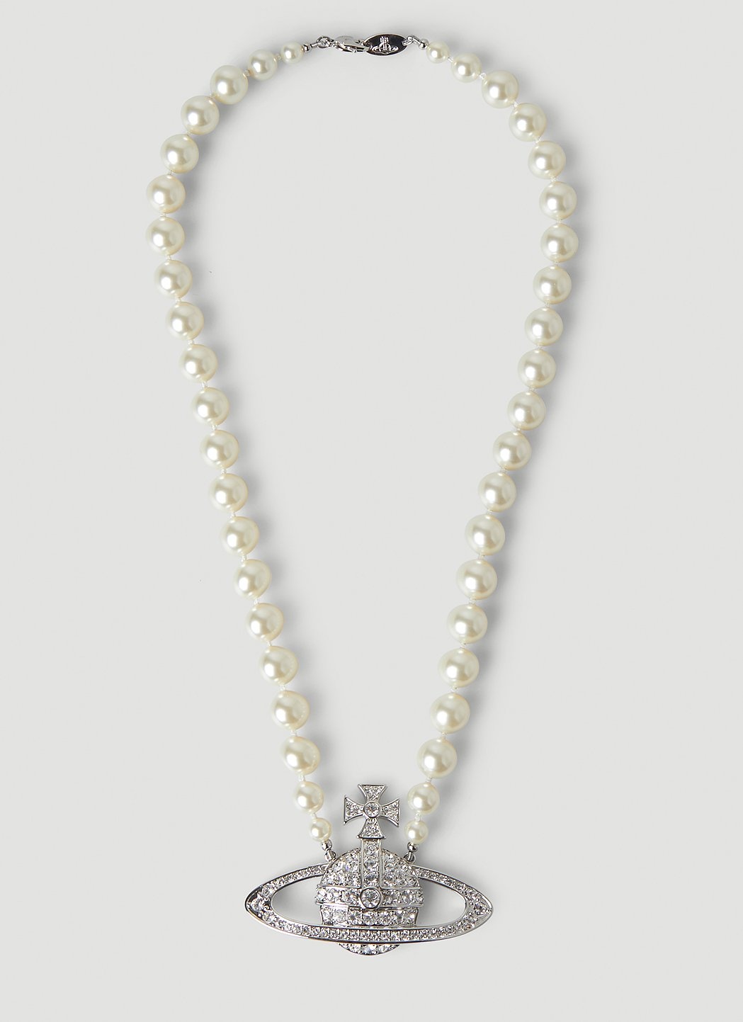 Vivienne Westwood Men Bas Relief Pearl Necklace - 7