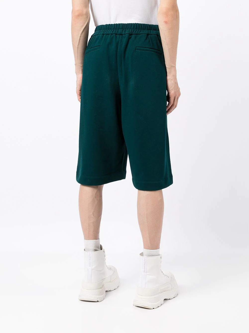 long cotton track shorts - 4