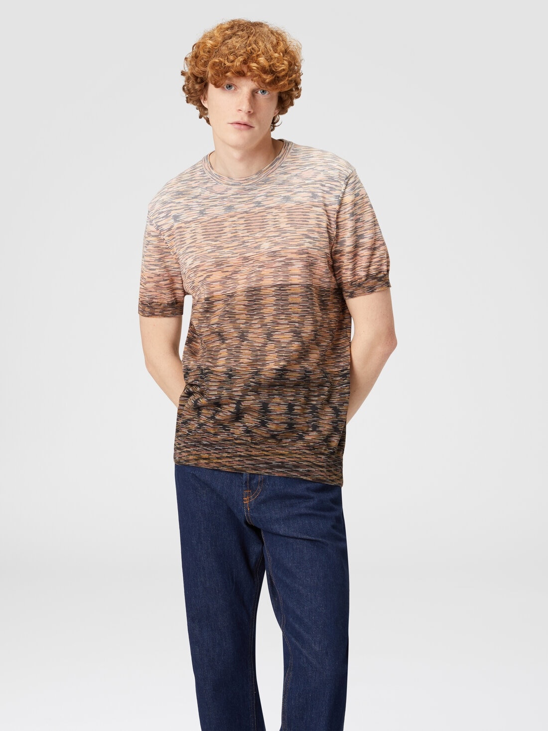 Cotton slub knit T-shirt - 4