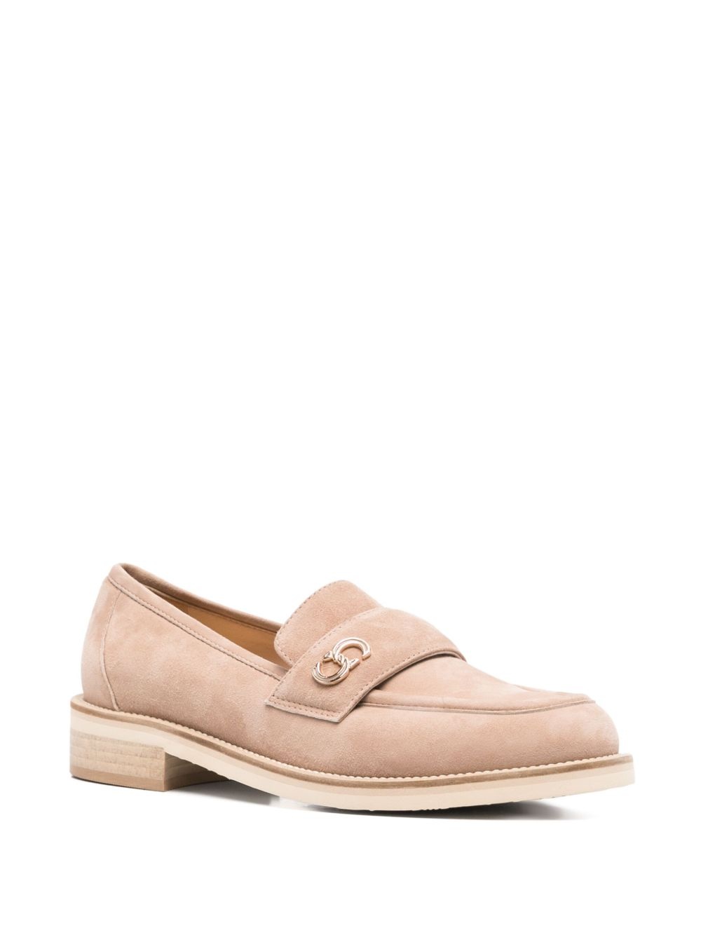 logo-plaque loafers - 2