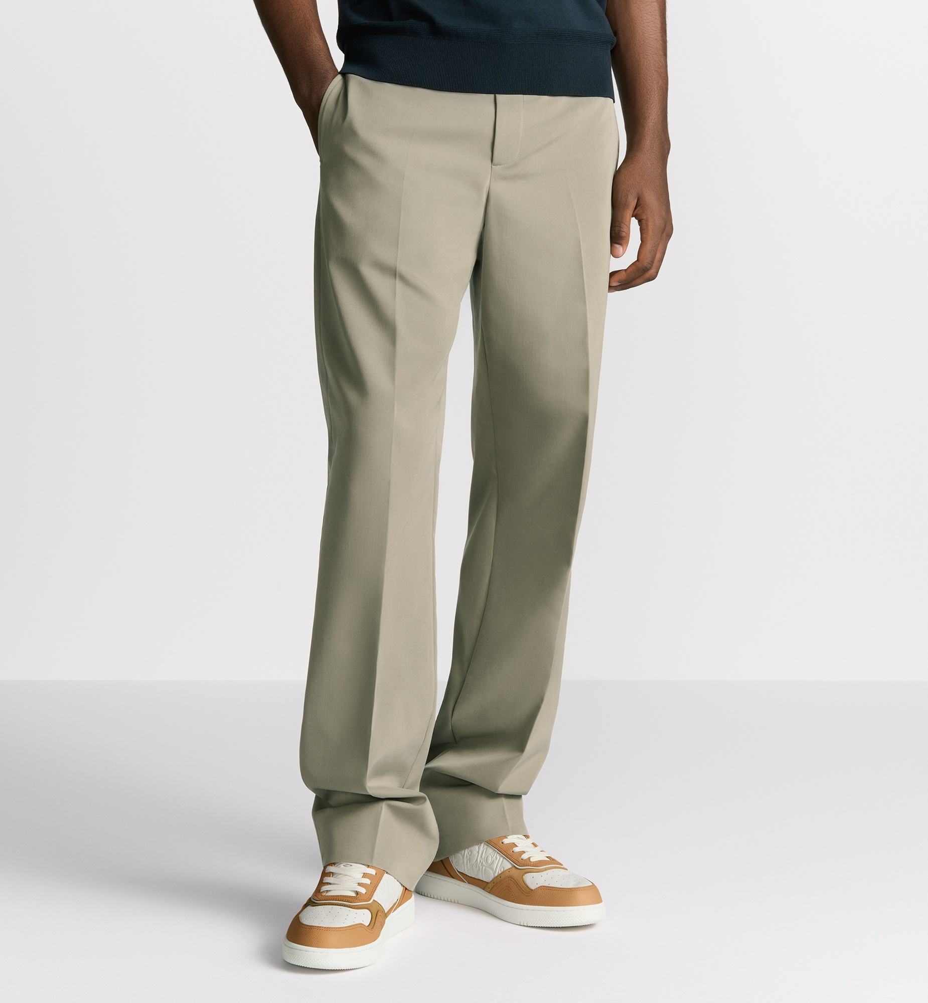 Pants with CD Diamond Embroidery - 2