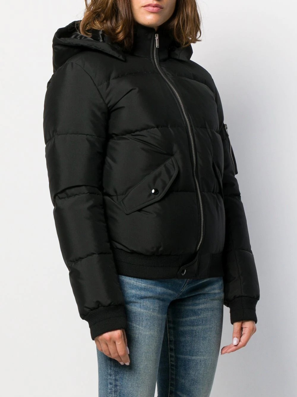 zipped padded jacket - 3