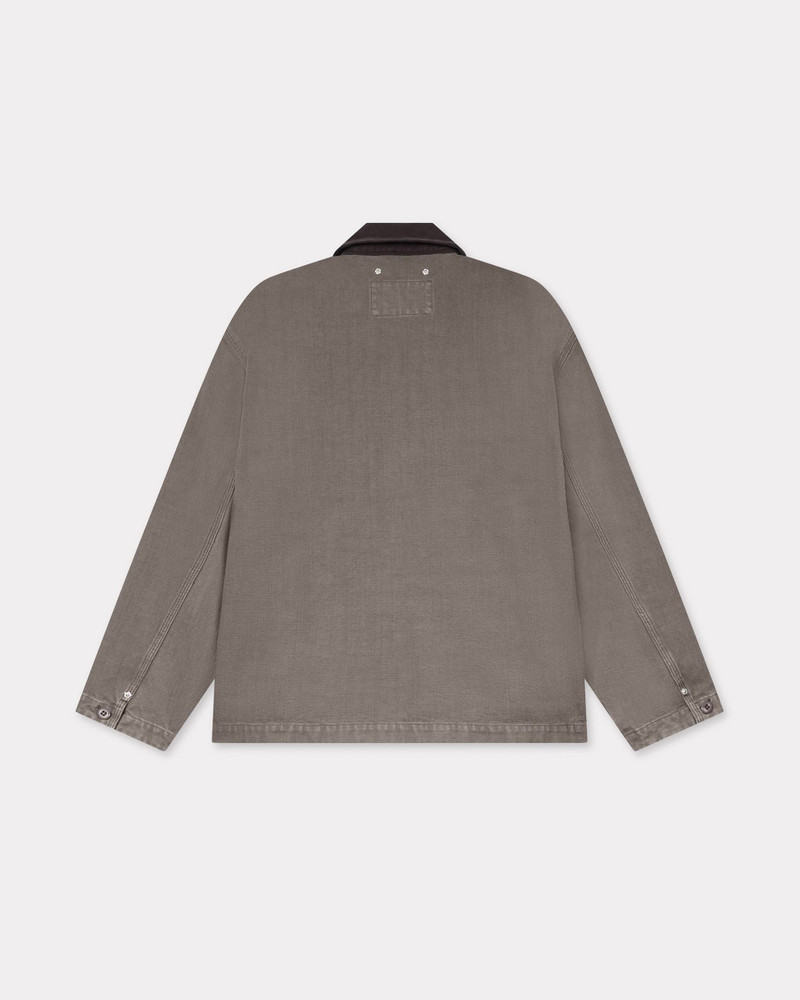 KENZO 'KENZO Paris Chainstitch' workwear jacket in washed cotton outlook
