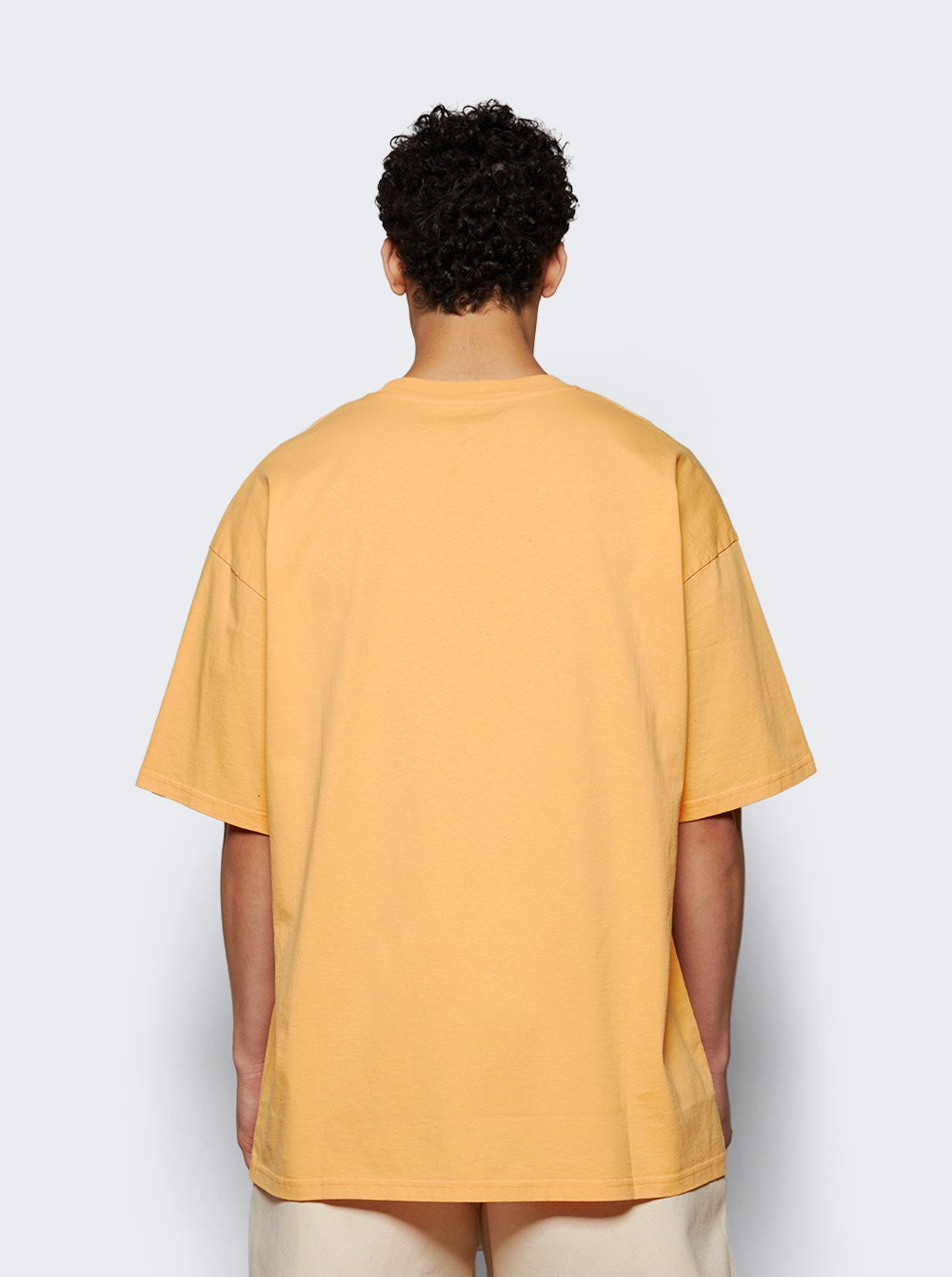 Short Sleeve Oversized Tee Orange - 4