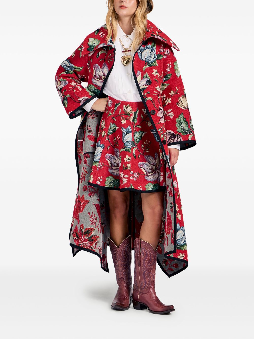 floral coat - 2