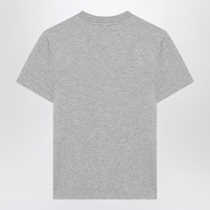 Ami Paris Ami De Coeur Grey T-Shirt Women - 2
