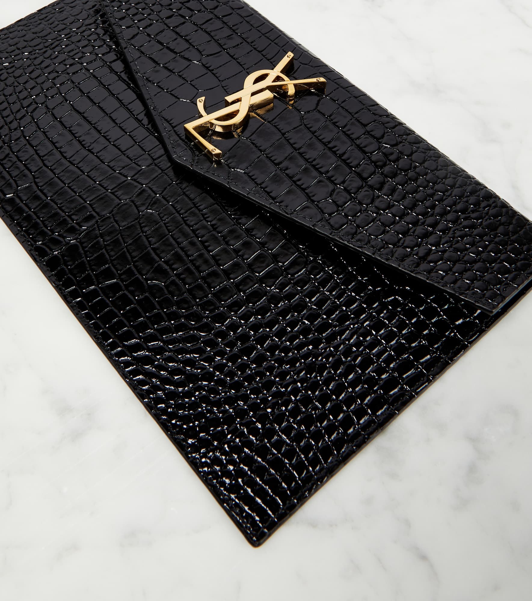 Uptown patent leather clutch - 5