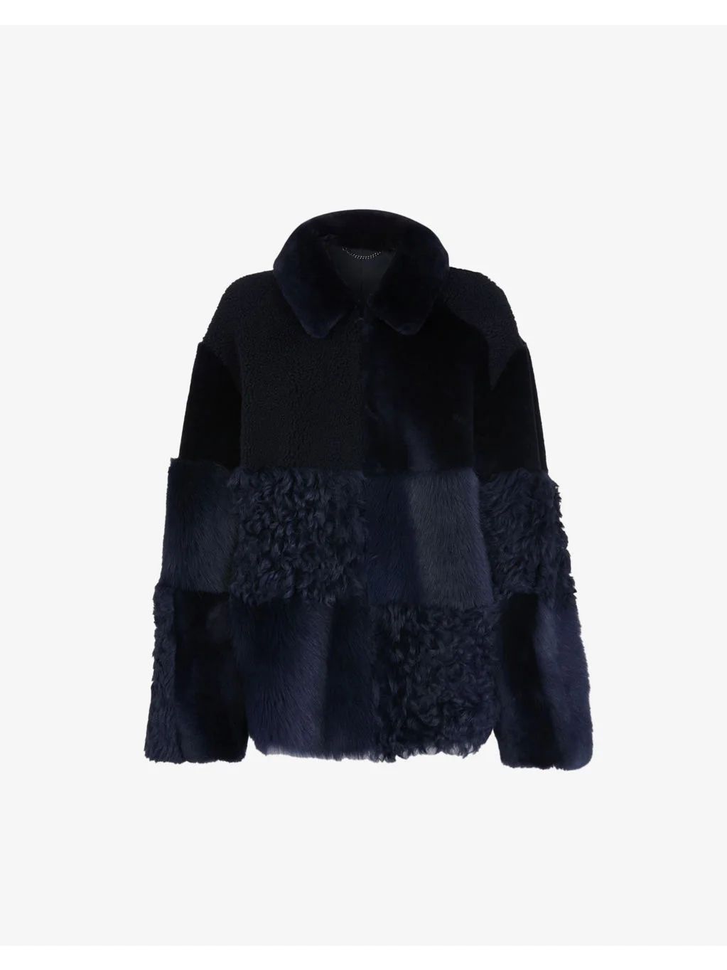 Hema relaxed-fit shearling coat - 1