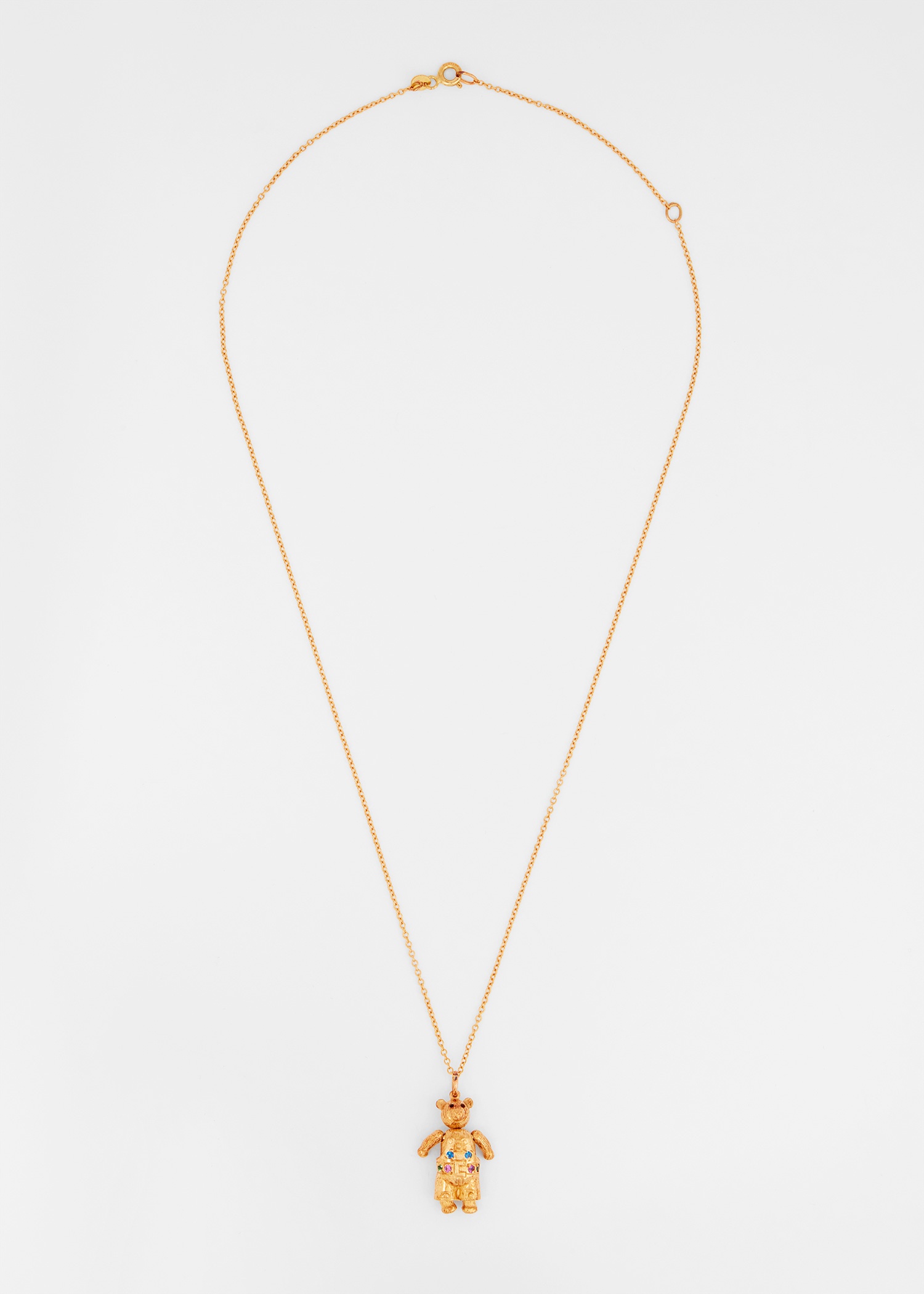 'DAN Articulated Gold Bear' Necklace by Baroque Rocks - 2