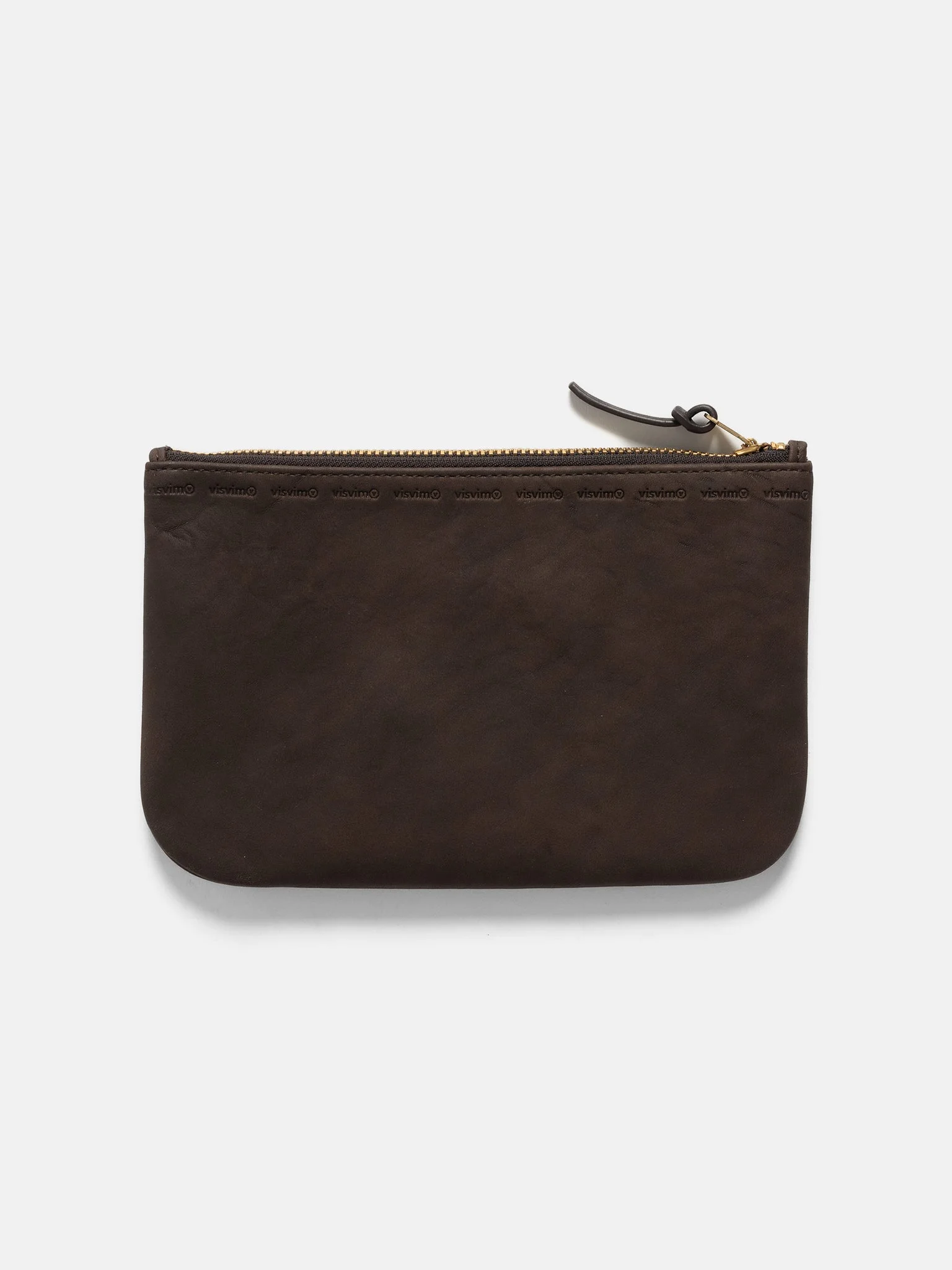 Leather Travel Pouch Dk. Brown - 1