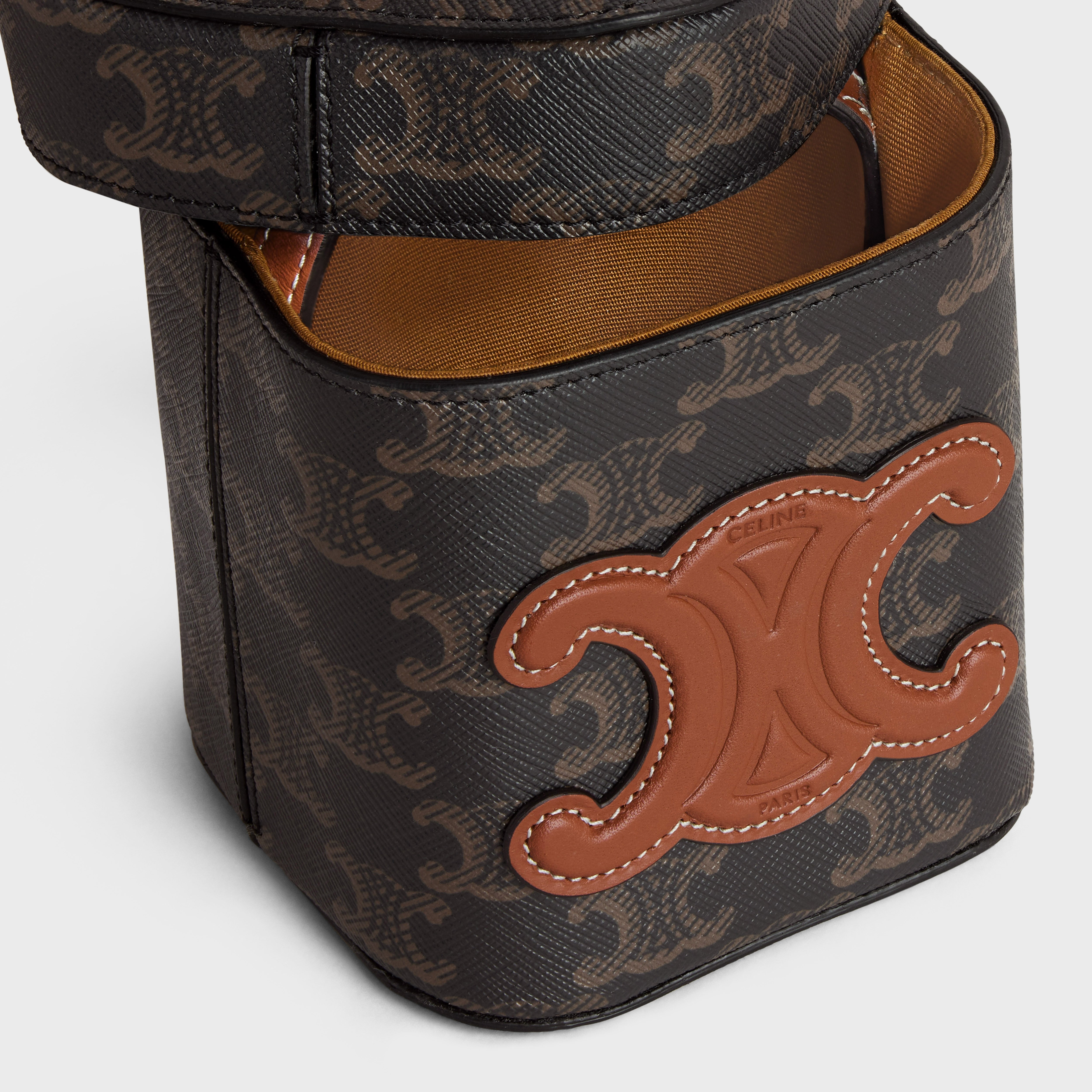 SMALL BOX cuir triomphe in TRIOMPHE CANVAS and CALFSKIN - 4