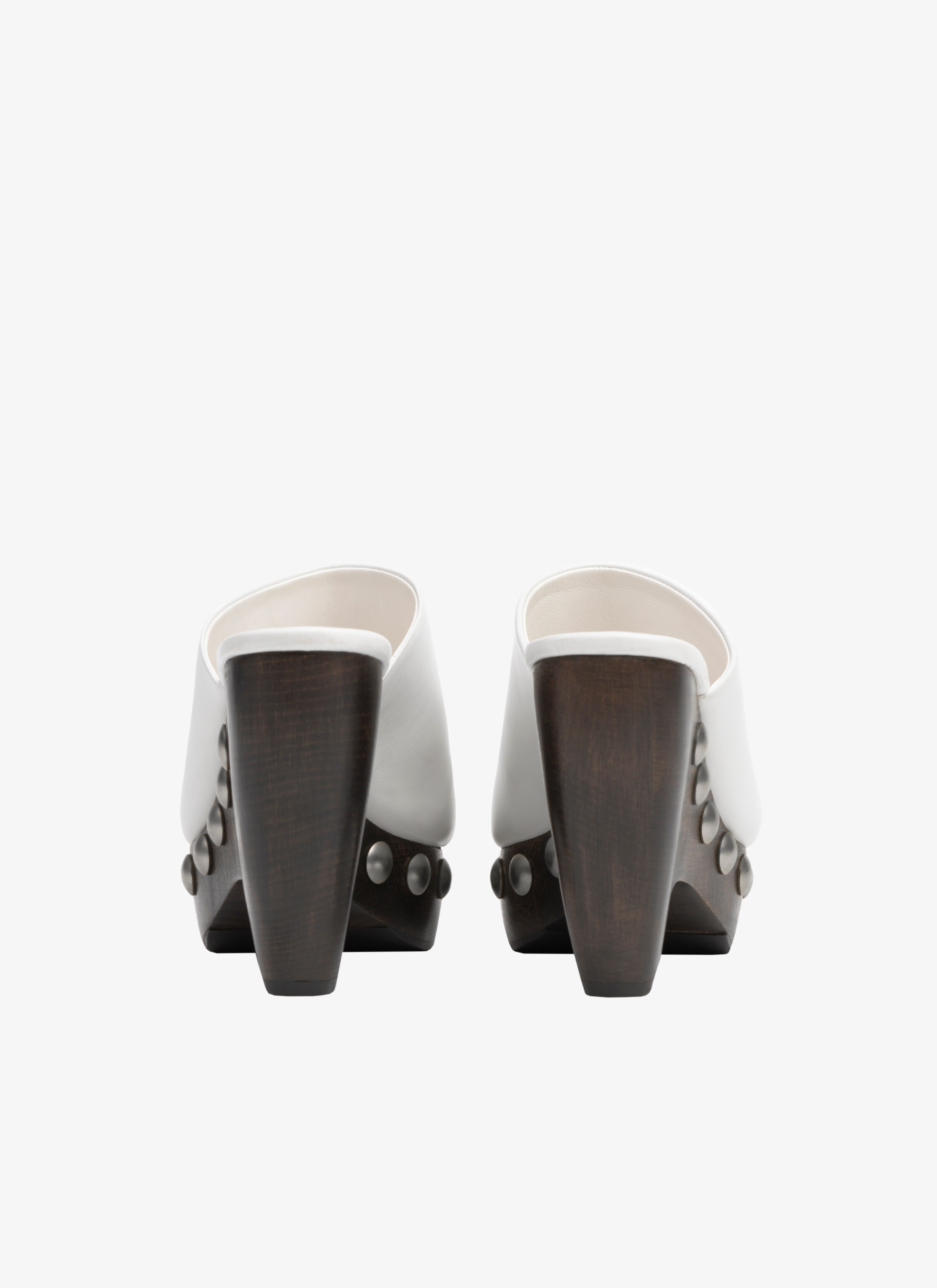 LE SABOT CLOGS IN CALFSKIN & WOOD - 3