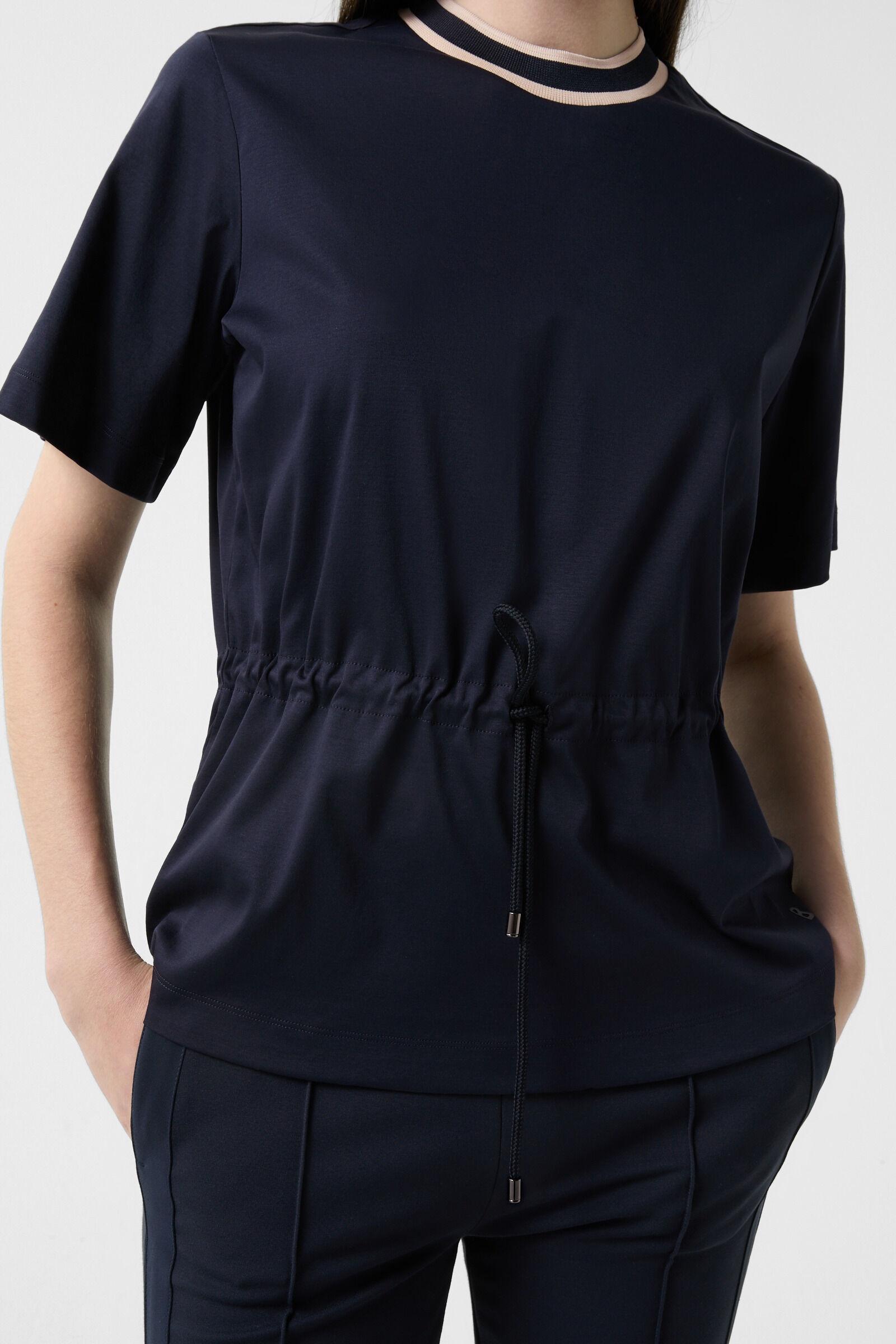 Melina shirt in Navy blue - 5