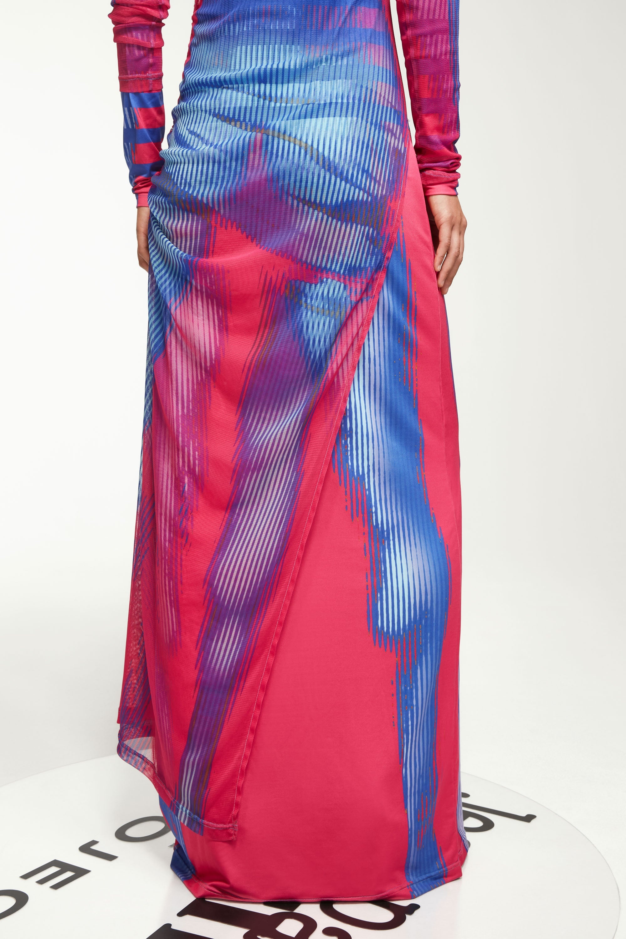 Body Morph Mesh Cover Dress - 2
