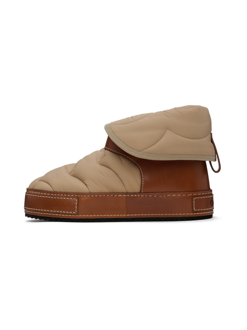 Chloé Beige Maxie Ankle Boots outlook