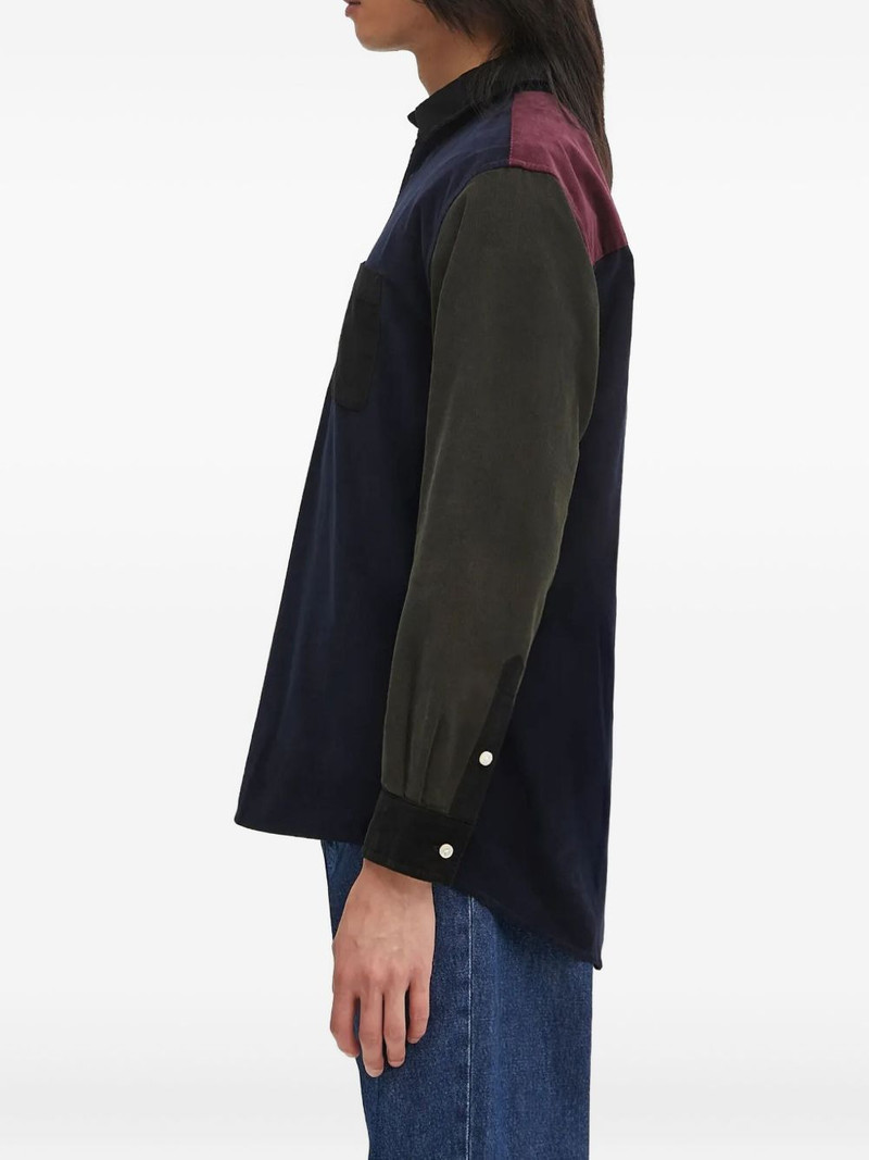 Barbour colourblock chest-pocket shirt outlook