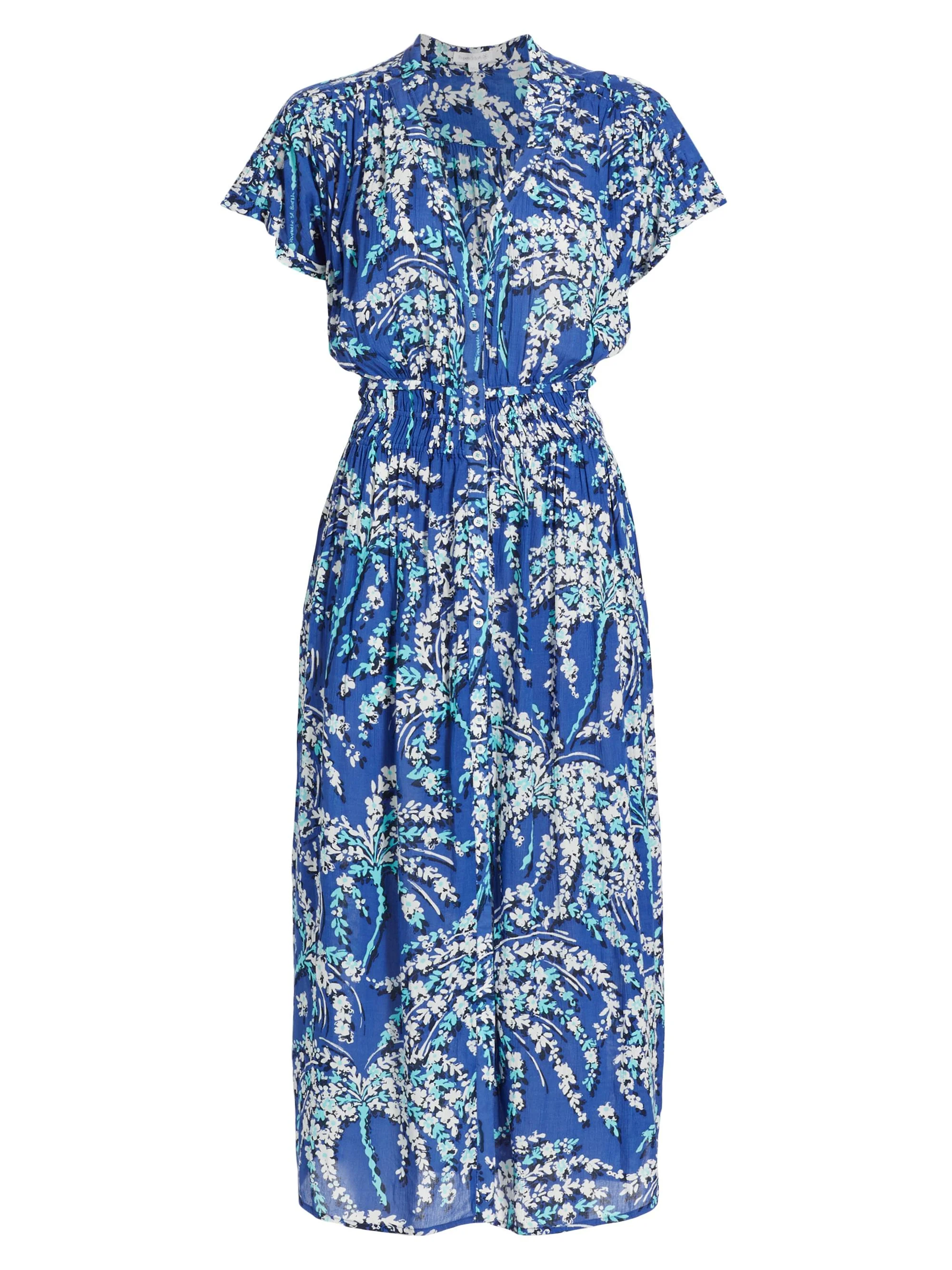 Women's Becky Floral Midi-Dress - Royal Palmery - 1