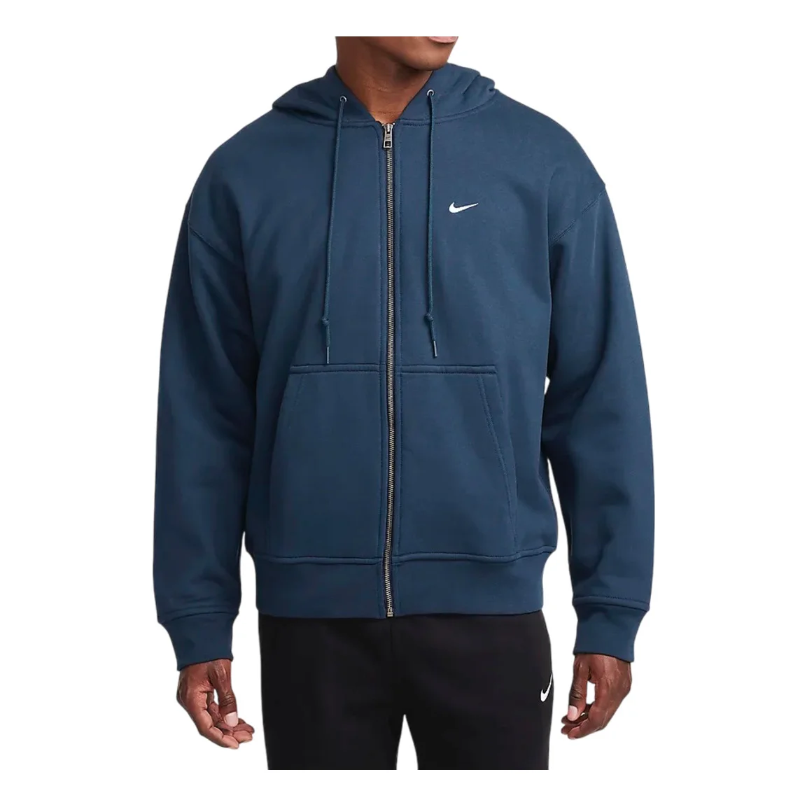 Nike Solo Swoosh Logo Jacket 'Blue' FZ1165-478 - 1
