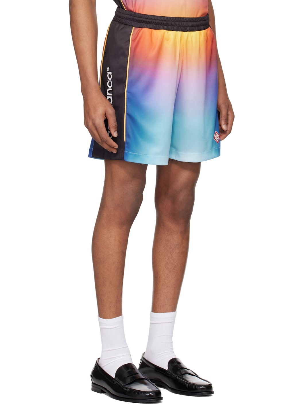 Multicolor Gradient Football Shorts - 2