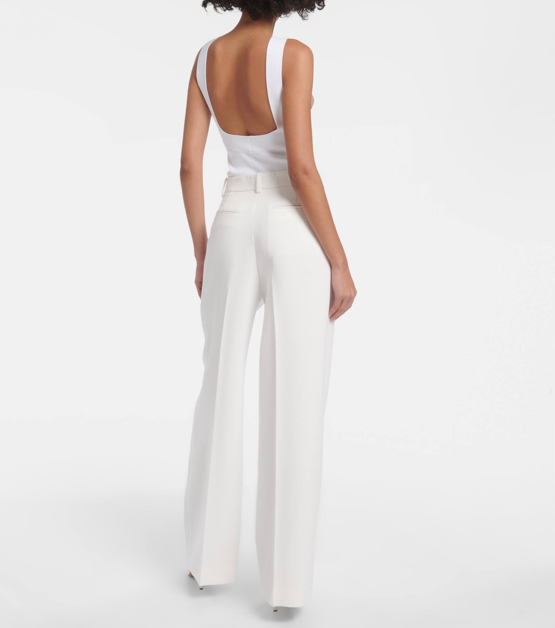 Bacall mid-rise wide-leg pants - 3