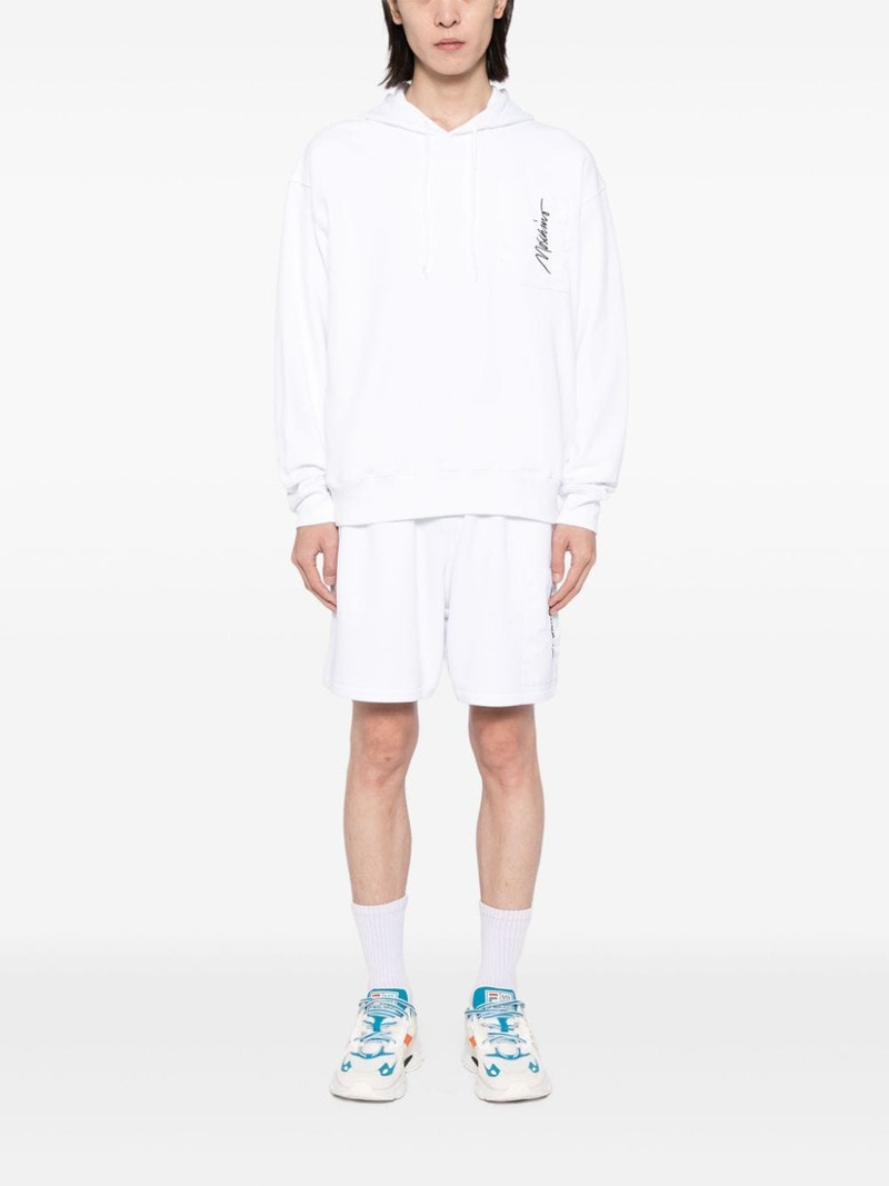 Moschino logo embroidered short outlook