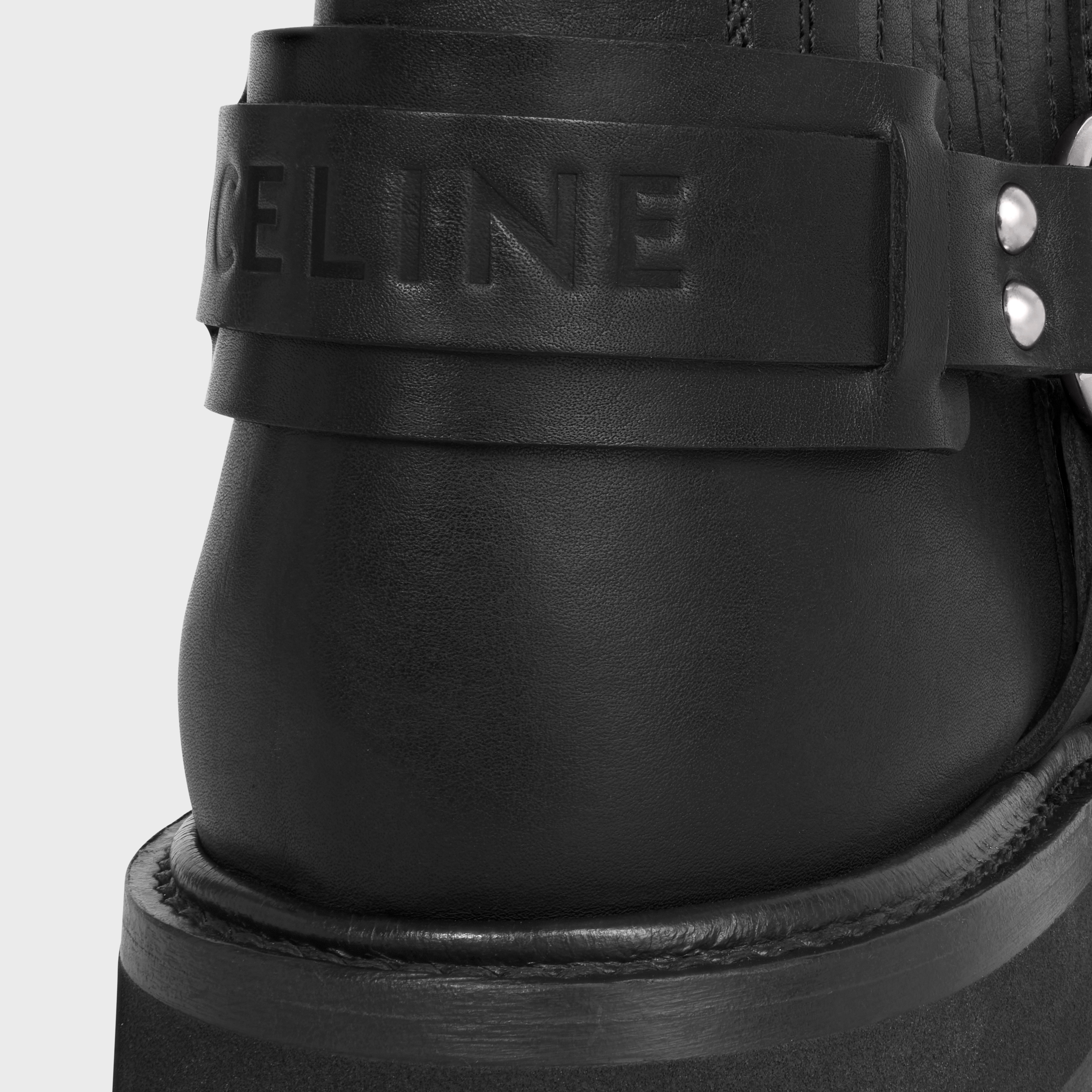 CELINE BIKER CHELSEA BOOTS in CALFSKIN - 5