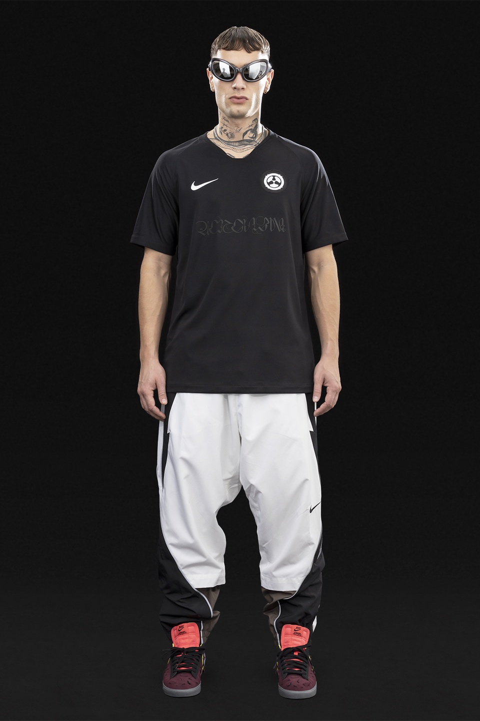 GGG-T1-010 Nike® Acronym® Stadium Jersey Black/Black - 1