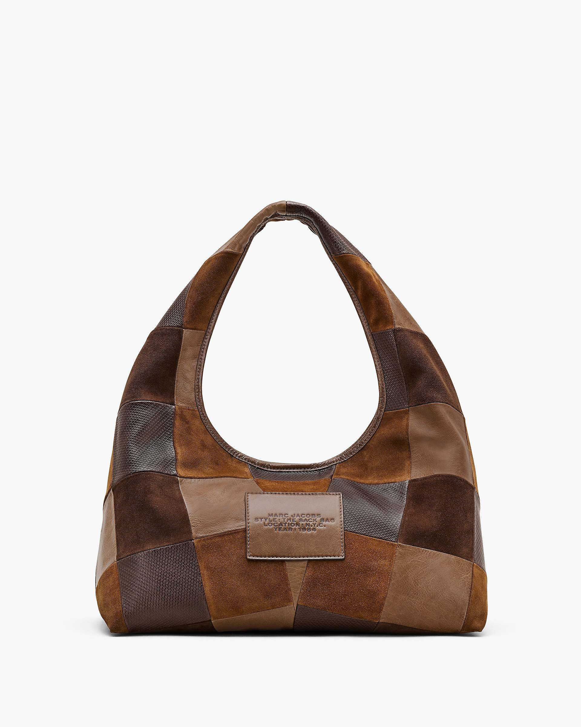 THE SUEDE PATCHWORK SACK BAG - 3