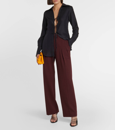 Victoria Beckham Stacked straight pants outlook