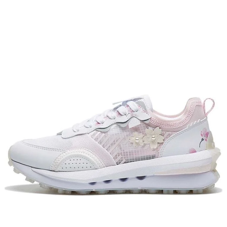 (WMNS) Li-Ning V2 Sakura Training Lifestyle Shoes 'White Pink' AGCS026-2 - 1