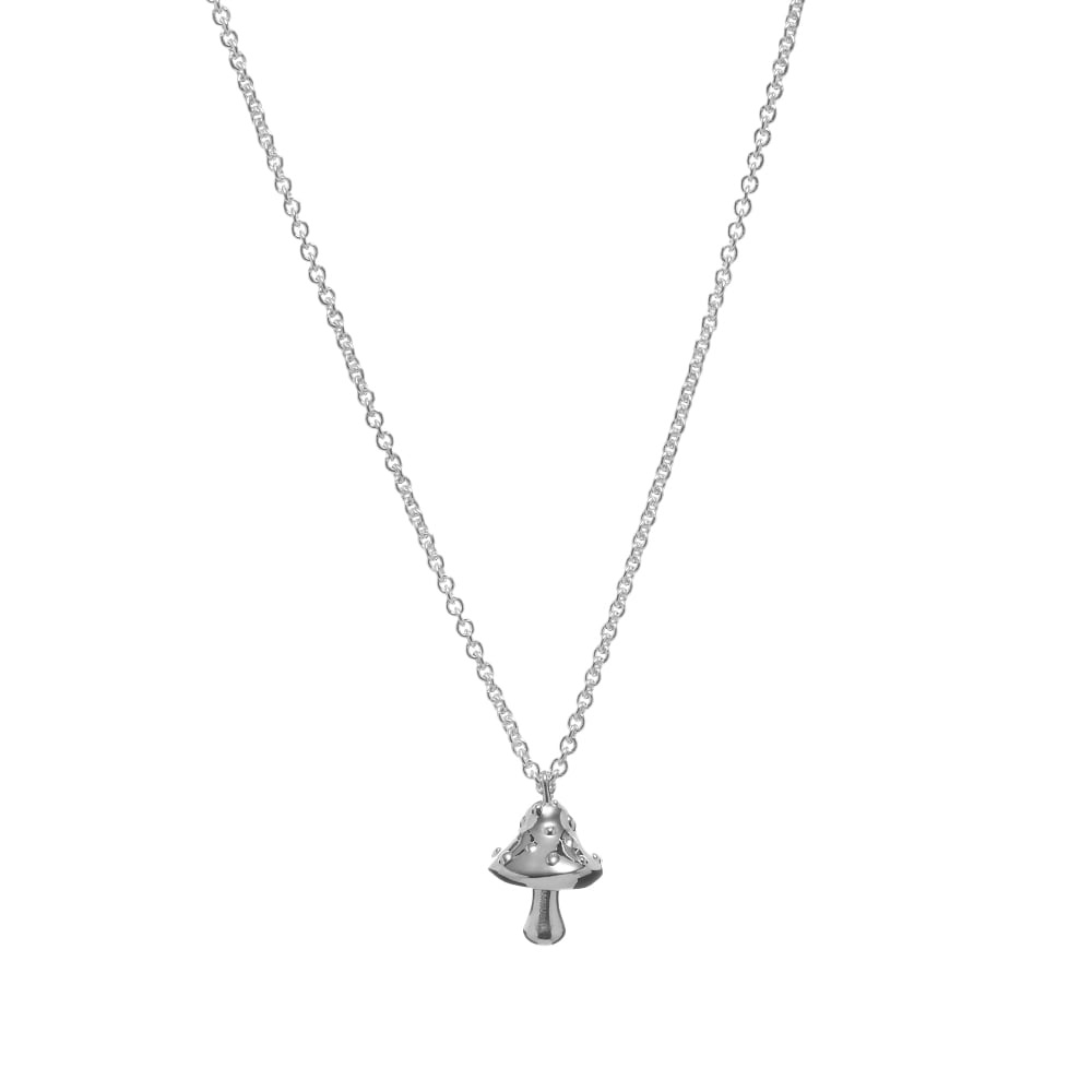 Ambush Mushroom Charm Necklace - 1