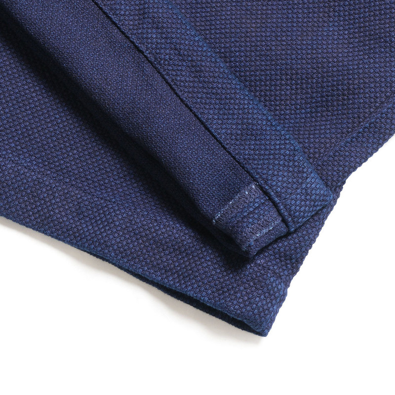 BLUE BLUE JAPAN - Honai Nijuori-Sashiko Tuck Wide Pants - 1020598 10