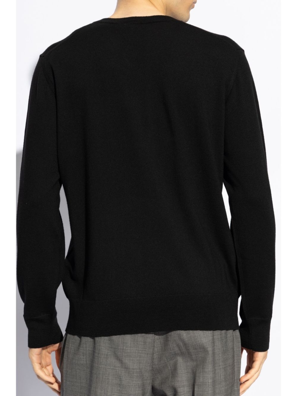 Pegaso-embroidered wool jumper - 4