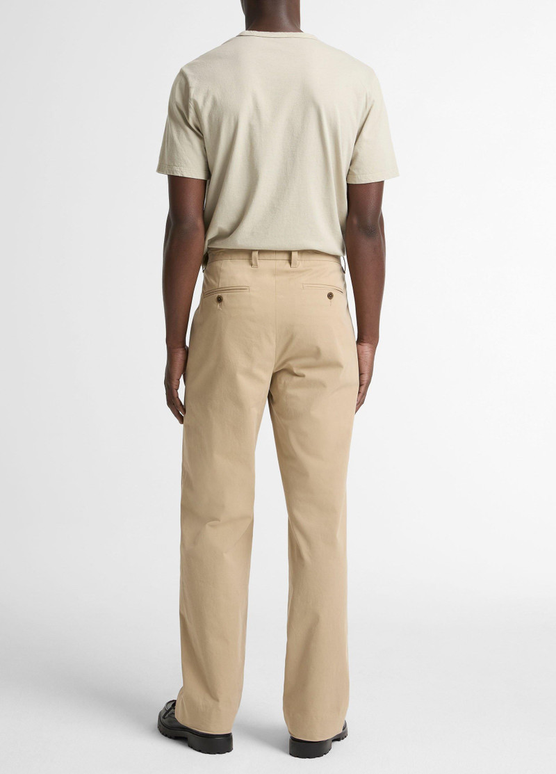 Vince Louie Relaxed Stretch-Cotton Double-Pleated Trouser outlook