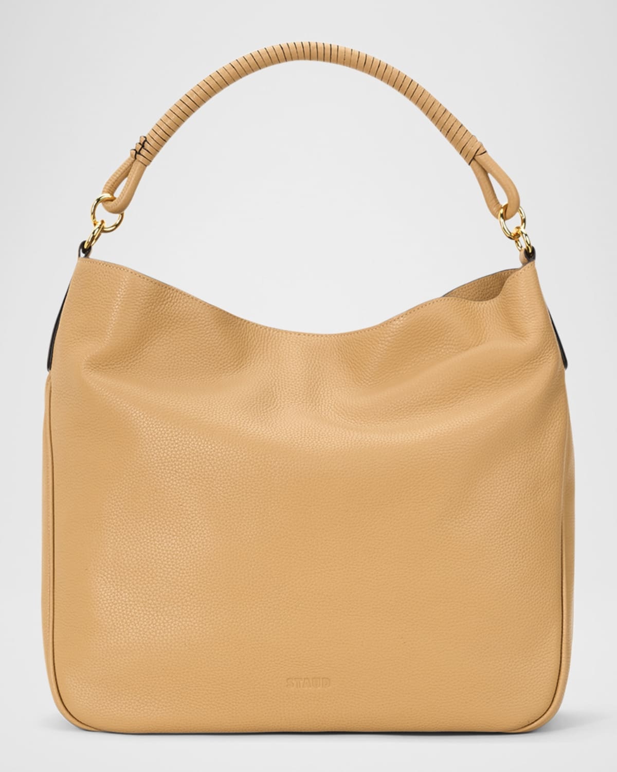 Perry Calf Leather Hobo Bag - 4