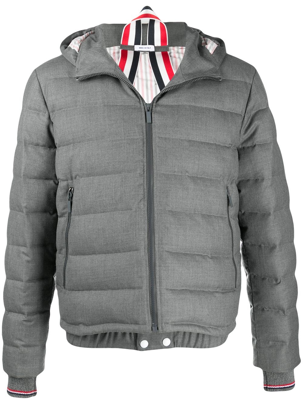 super 120s twill ski jacket - 1