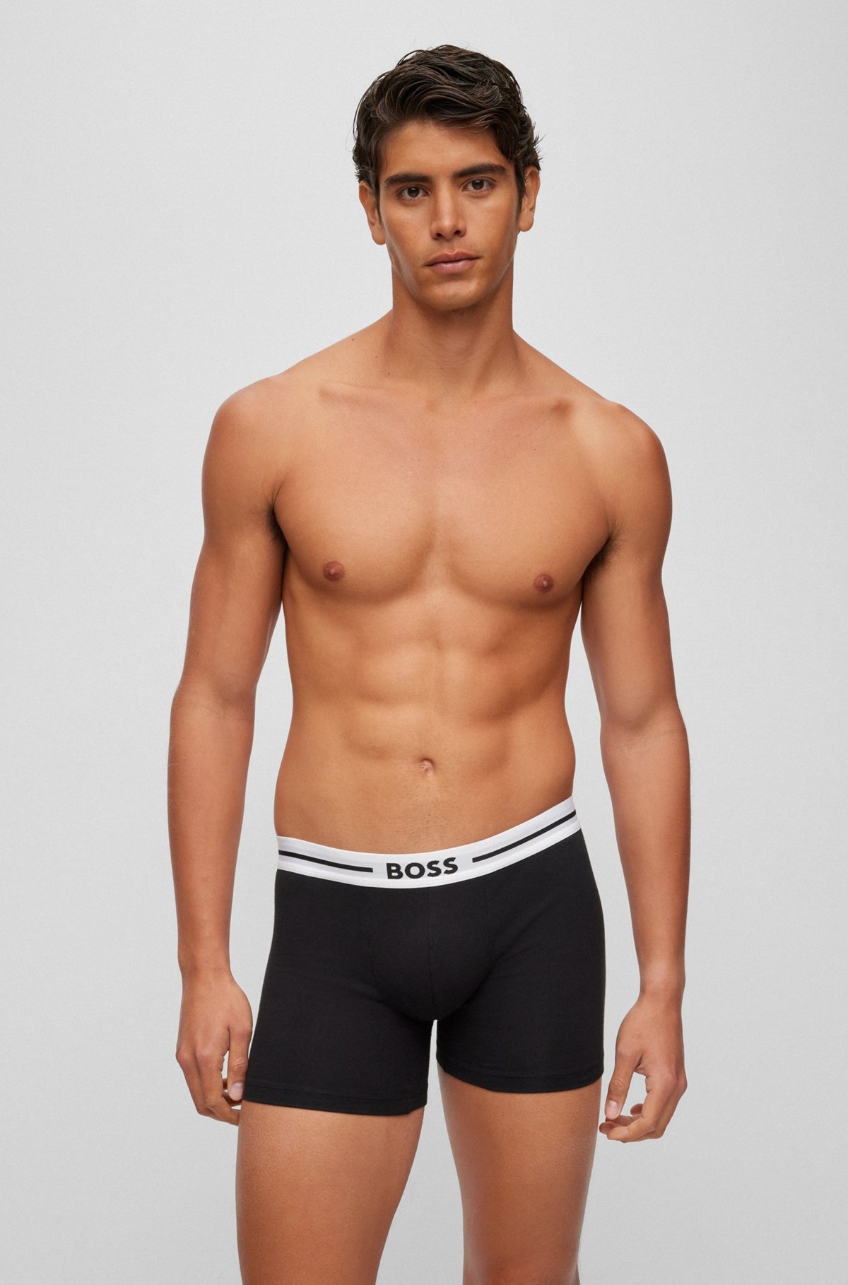 THREE-PACK OF STRETCH-COTTON BOXER BRIEFS - 7