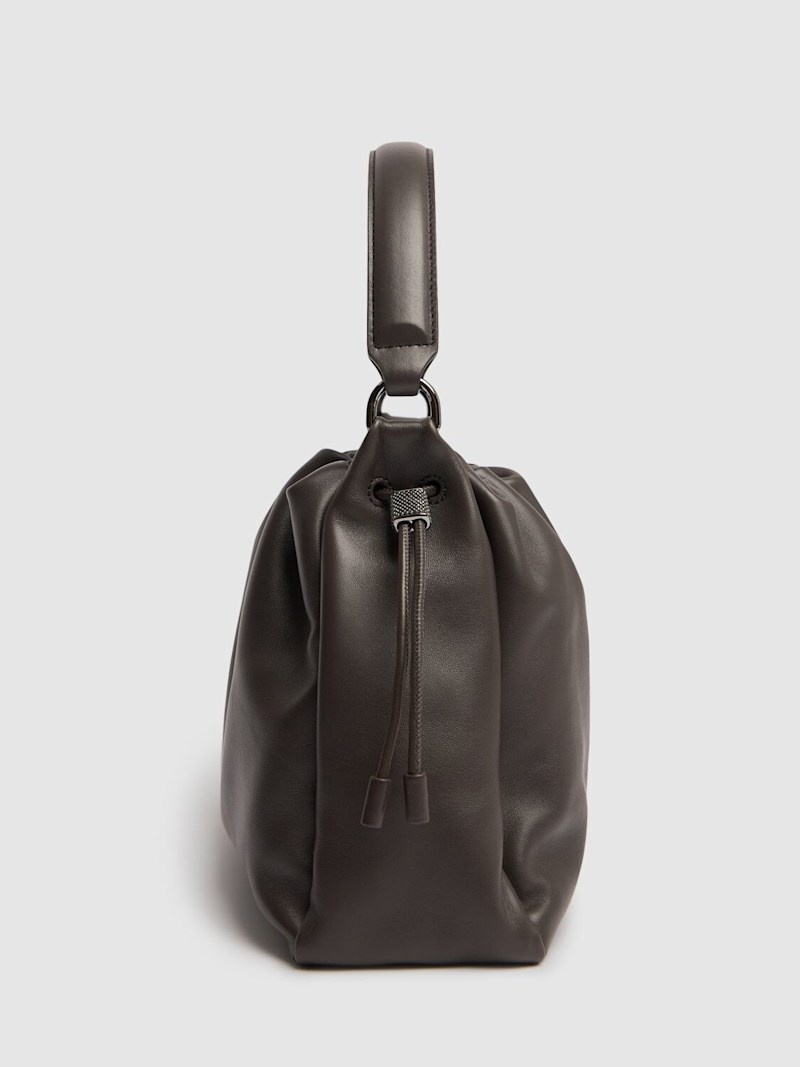 Glove napa leather top handle bag - 3