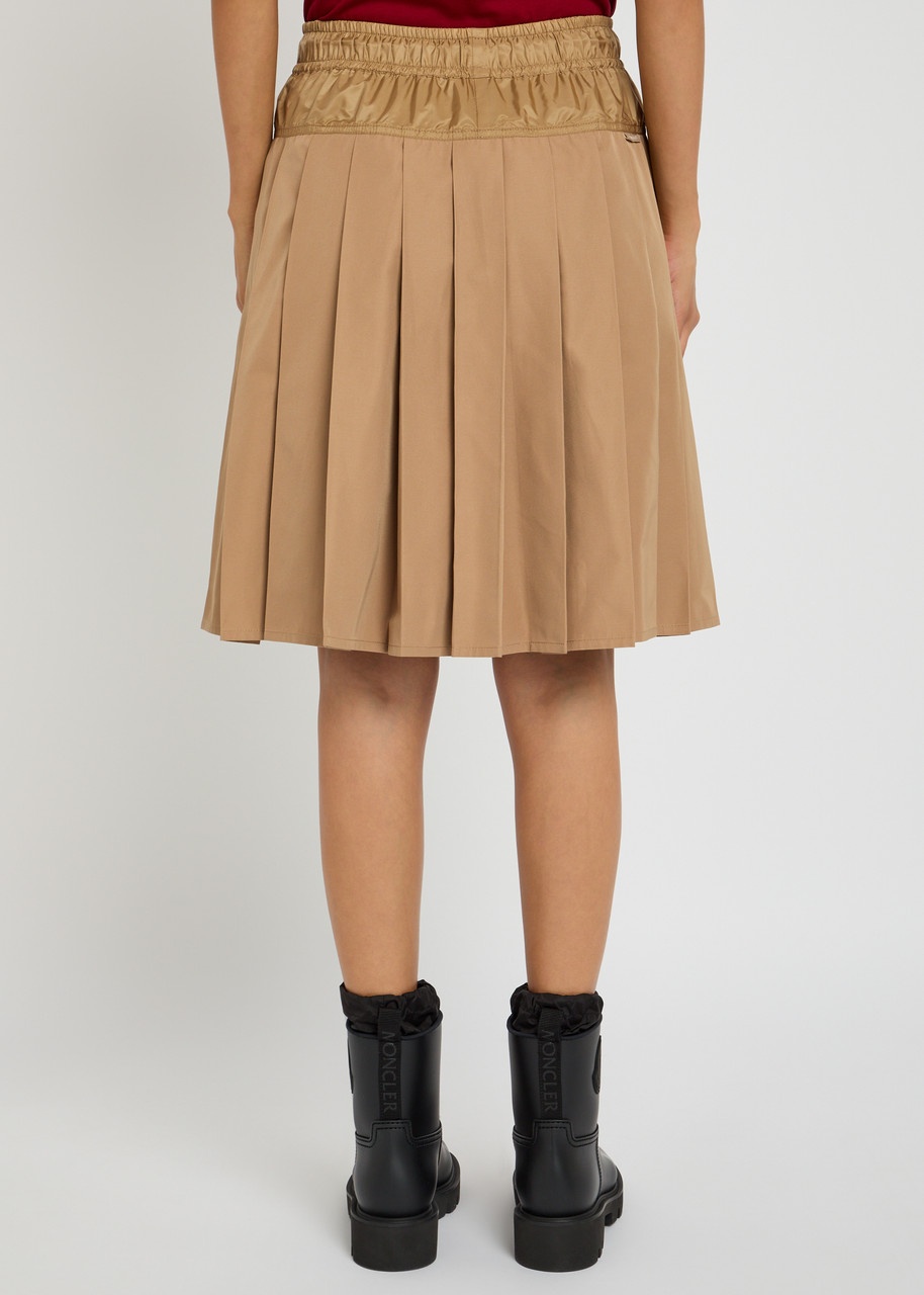Moncler Pleated Woven Mini Skirt - 3
