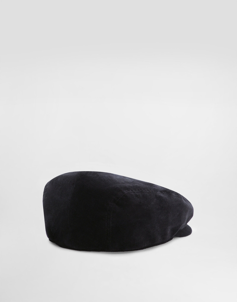Dolce & Gabbana Velvet flat cap outlook