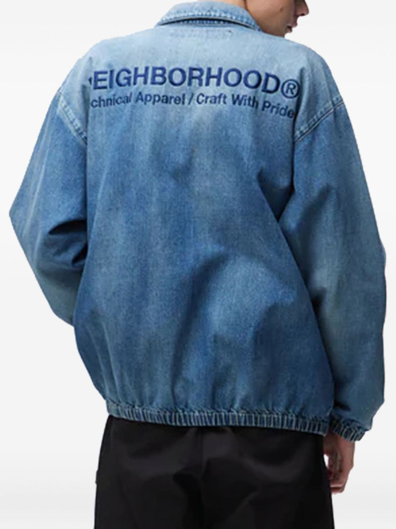 NEIGHBORHOOD embroidered-logo denim jacket outlook