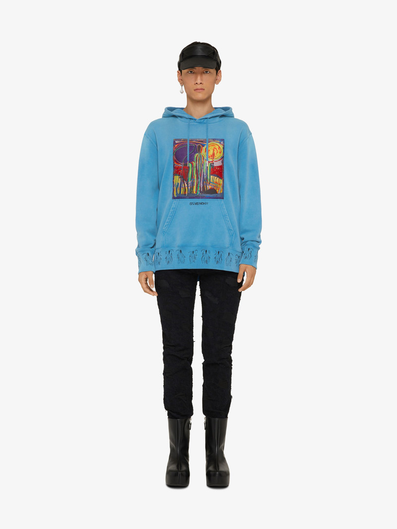 Givenchy HOODIE IN FELPA WITH REAPER PATCH outlook