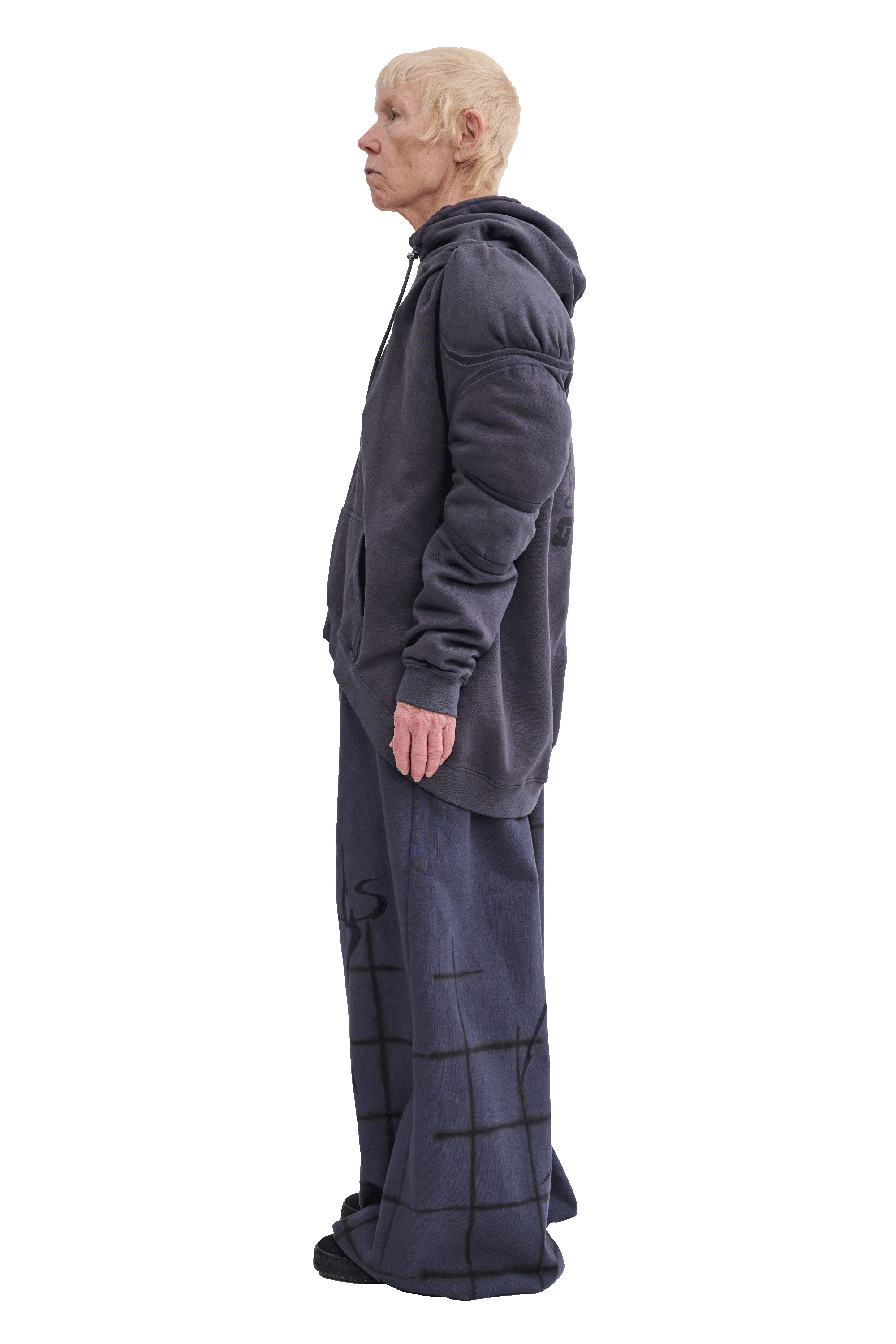 CHARCOAL CS GYM MUSCLE WAVE HOODIE - 6