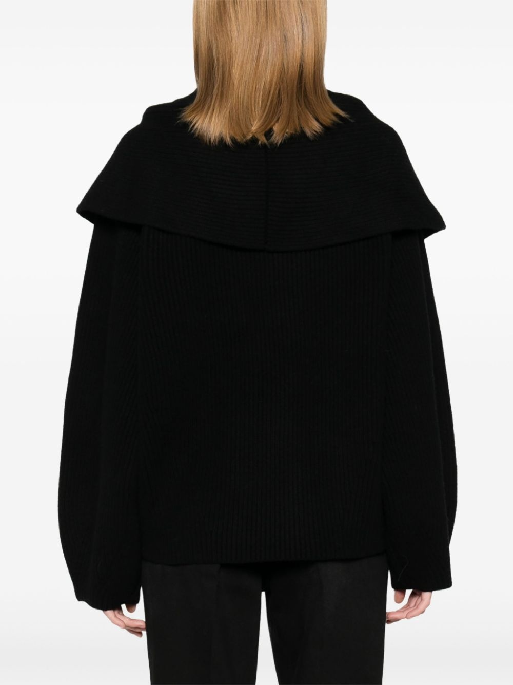 shawl-lapels cardigan - 4